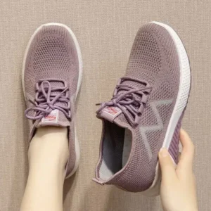 Fashionpared Women Fashion Breathable Fly Knit Sneakers