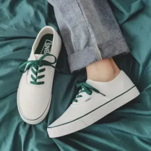 Fashionpared Fashion Solid Color Breathable Canvas Shoes