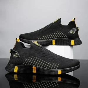 Fashionpared Men'S Casual Breathable Stripe Sneakers