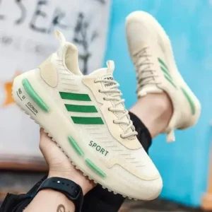 Fashionpared Men'S Fashion Stripe Breathable Sneakers