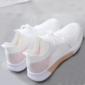 Fashionpared Women Fashion Color Blocking Breathable Sneakers