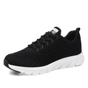 Fashionpared Women Fashion Casual Knit Design Mesh Breathable Running Sneakers