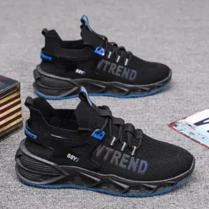 Fashionpared Men Casual Breathable Wear-Resistant Sports Shoes