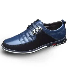 Fashionpared Men Casual Check Pu Shoes