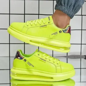 Fashionpared Men Fashion Candy Color Air Cushion Sneakers