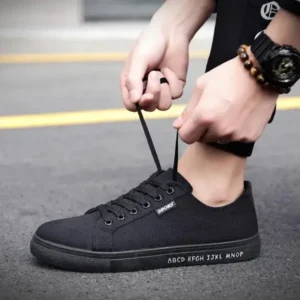 Fashionpared Men Casual Canvas Breathable Shoes