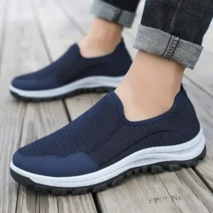 Fashionpared Men Fashion Fall Casual Comfortable Lightweight Flyknit Breathable Mesh Loose Sneakers