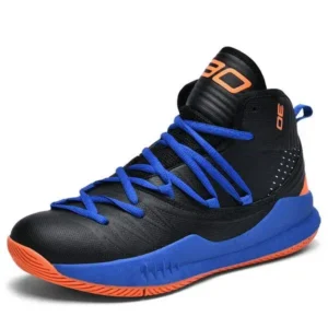 Fashionpared Men Casual High Top Breathable Basketball