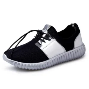 Fashionpared Men Casual Color Matching Mesh Breathable Wear-Resistant Sports Shoes