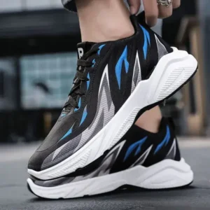 Fashionpared Men Fashion Color Matching Breathable Running Sneakers