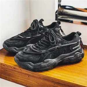 Fashionpared Men'S Fashion Breathable Thick Sole Low Top Sneakers