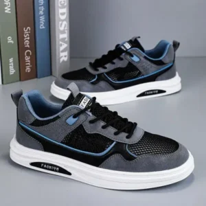 Fashionpared Men'S Fashion Hollow Mesh Breathable Sneakers