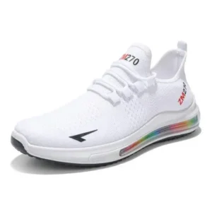 Fashionpared Men'S Casual Rainbow Bottom Air Cushion Running Sneakers