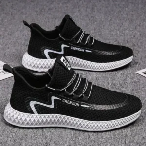 Fashionpared Men'S Casual Mesh Breathable Low Top Sneakers