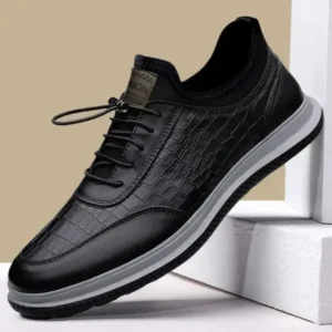 Fashionpared Men'S Casual Lightweight Waterproof Breathable Pu Sneakers