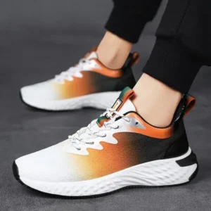 Fashionpared Men'S Fashion Breathable Mesh Color Block Sneakers