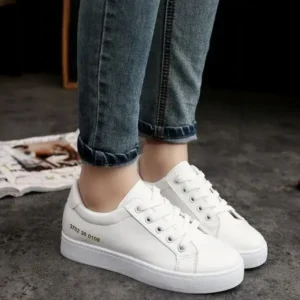 Fashionpared Summer Women Fashion Casual Solid Color Thick-Soled Canvas Sneakers