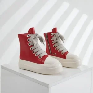 Fashionpared Women Personalized Plus Size Platform High Top Shoes