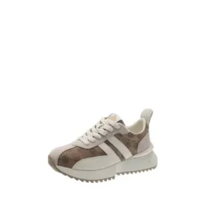 Fashionpared Women Fashion Platform Lace-Up Sneakers