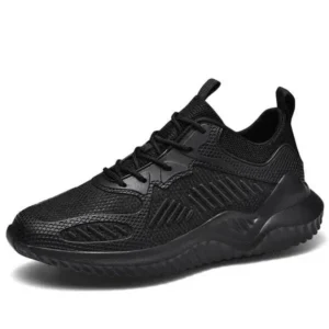 Fashionpared Men Fashion Breathable Mesh Thick Sole Plus Size Sneakers